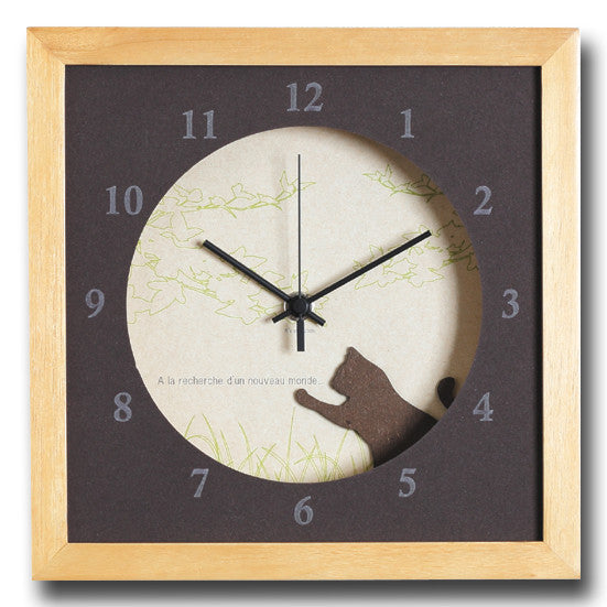 Cute scandinavian style interior clock